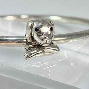Sterling Silver Dog Puppy Charm